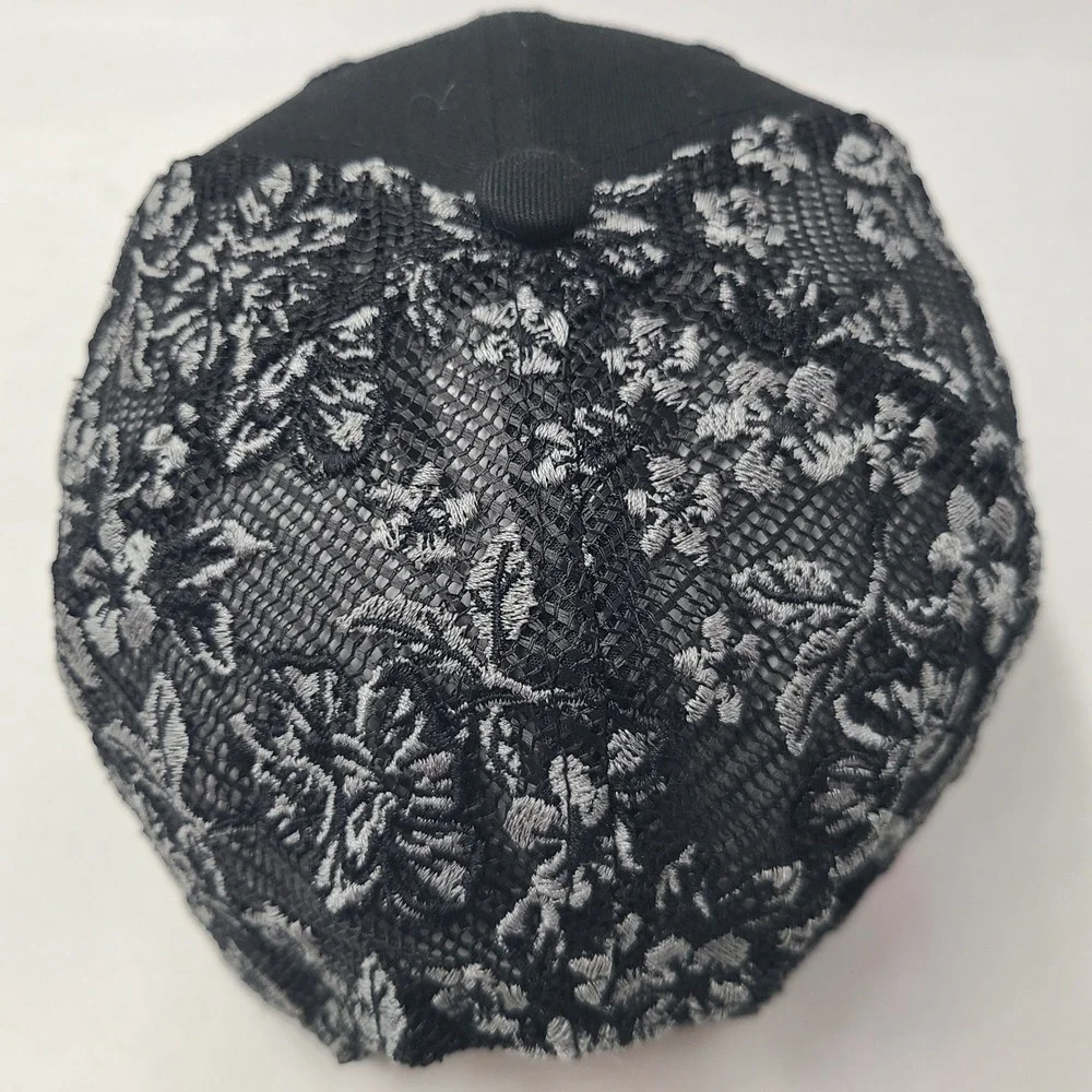 Women Arizona Diamondbacks Hat Snapback Mesh New Era 9Forty Black Floral M-Crown